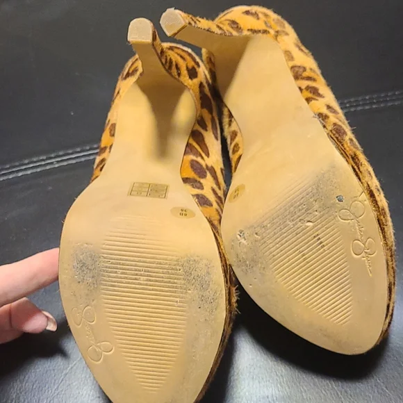 Leopard platform heels - Picture 6 of 8